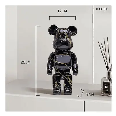 (Bearbricks 400% Statue Bear Sculptures & Figurines Desk Accessories Living Room Decoration Home