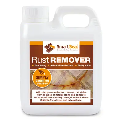 Acid Free Rust Stain Remover For Natural Stone Concrete Bricks Paving & Walls - Litre