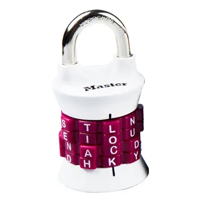 (Red) Digit/Letters Combination Password Lock Alloy Steel Security Padlock Cabinet Luggage Coded