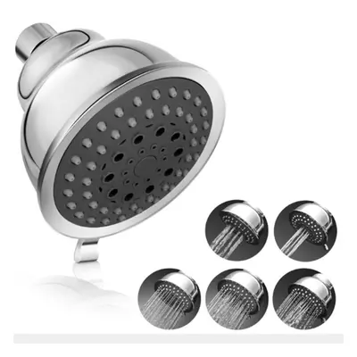 (Silver) High Pressure Shower Head - Inch Settings Adjustable Bathroom Shower Head Spray Showerh