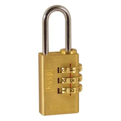 Kasp Brass Combination Padlock K11020D Padlock-20mm, Gold, mm