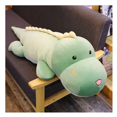 (Green, 100cm/39.4in) Dinosaur Stuffed Toy Plush Doll Pillow Cushion