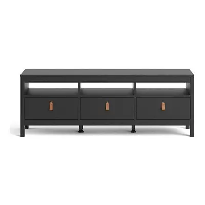 Barcelona Tv-unit drawers in Matt Black