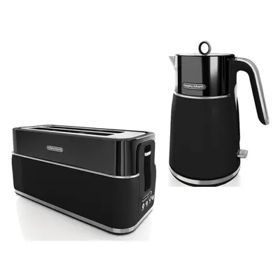 Morphy Richards Black Signature Opulent Jug Kettle & Slice Toaster