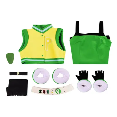 (Green, S) Powerpuff The Girls Cosplay Costume Animation Cartoon Virtual Character Fashion