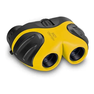 (Yellow) 8x21 Children Telescope Binoculars Mini Portable Compact Zoom Kid Telescope for Outdoor