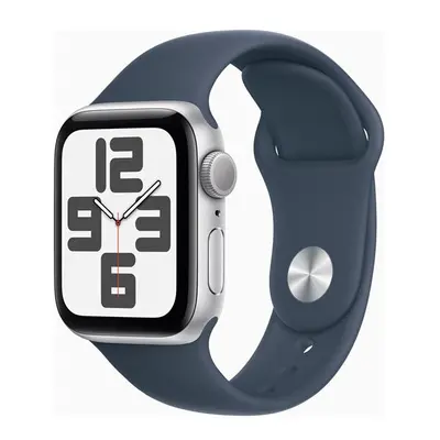 Apple Watch SE (GPS) - 2nd generation - mm - silver aluminium - smart watch with sport band - fl