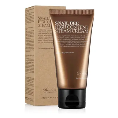 BENTON Snail Bee High content Steam Cream 50g (1.76 oz.) - Contains Snail Secretion Filtrate, Be