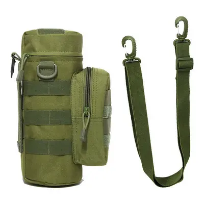 (Greenwith) Outdoors Molle Water Bottle Pouch Tactical Gear Kettle Waist Shoulder Bag for Army F