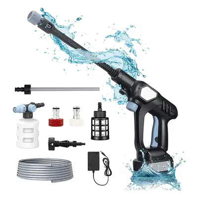 Cordless Pressure Washer 45Bar Jet Cleaner Pressure Sprayer Gun 48VF 4.0Ah with in Nozzle