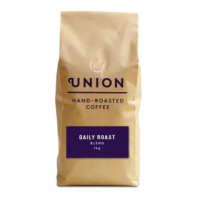 Union Hand Roasted Coffee - Daily Roast Coffee Beans - Dark Roast (Pack of 1kg)