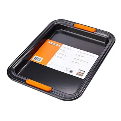 Non-Stick Carbon Steel Small Rectangular Baking Tray, 32.2 x x 2.58 cm, Matte Black