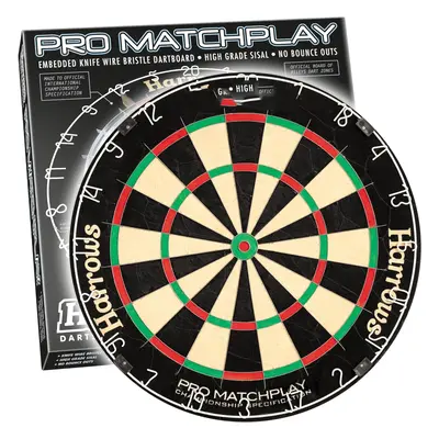 (Pro Matchplay) Dart Boards I Dartboard Official Size I Darts Board with Ultra Thin Knife Wire f