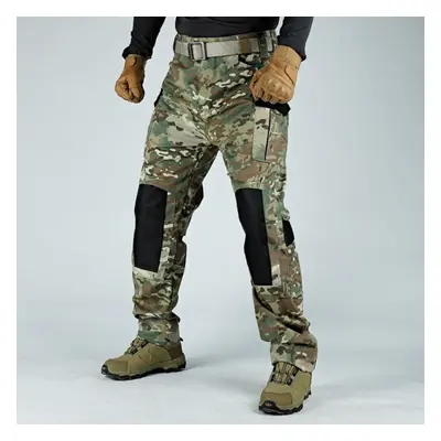 (camouflage, XXXL) Military Tactical Cargo Pants Men Army Training Trousers Multi Pockets Wear-r