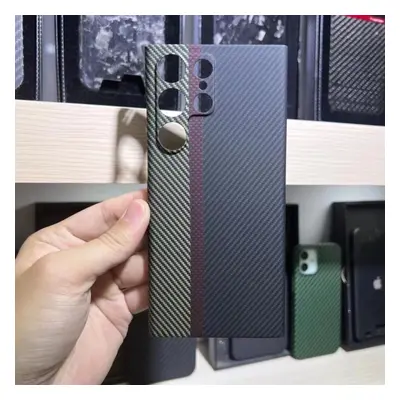 (green, SAmsung Z fold 4) Real Carbon Fiber Case For Samsung Galaxy S22 S23 Ultra Z Fold Z Fold 