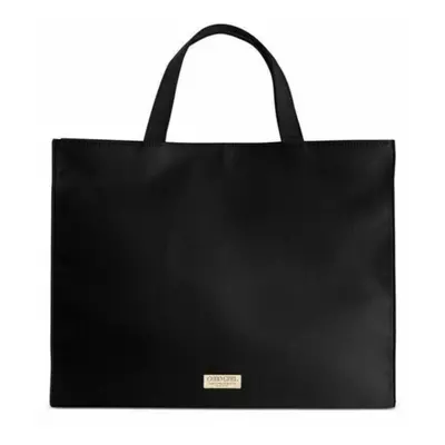 Carolina Herrera Good Girl Black Satin Tote Bag