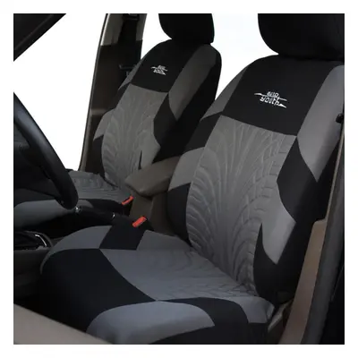 (gray) Universal Seats Covers Auto Interior Car Seat Cushion 9pcs Suitable For Two Rows Of Seats