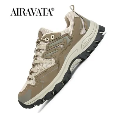 (brown, 44) Men Women Sneakers Hiking Shoes Male Outdoor Sports Running Shoes Man Woman Trainers