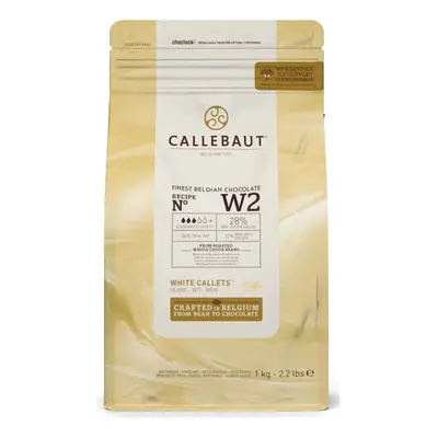 Callebaut White Chocolate 'W2' Callets - 6x1kg