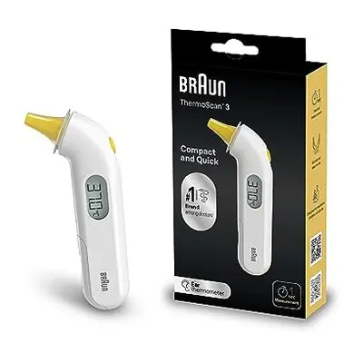 Braun ThermoScan Ear thermometer (professional accuracy, audio fever indicator reliable, tempera