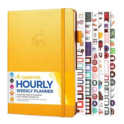 Clever Fox Planner Schedule - Weekly & Monthly Life Planner with Time Slots, Appointment book, a