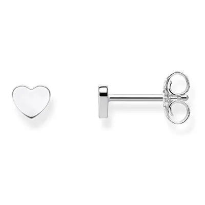 Thomas Sabo Women Stud Earrings Heart Sterling Silver H1970-001-12