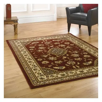 (160x230cm) Classic Oriental Sincerity Soft Sherborne Traditional Rugs in Red