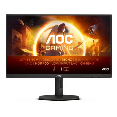 AOC Gaming Q27G4X - G4 Series - LED monitor - QHD - 27" - HDR