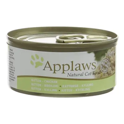 Applaws Kitten Food Tin Chicken, 70g, Pack of