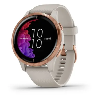 Garmin Venu GPS Smartwatch - Light Sand/Rose Gold (010-02173-29) (Eng Only)