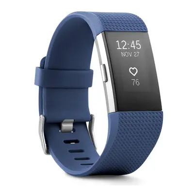 (Blue, Small Size) Fitbit Charge Fitness Activity Tracker 38mm