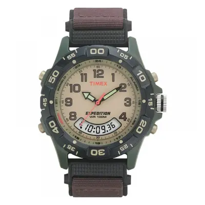 Timex T45181 Expedition Rugged Watch with Brown Nylon Strap