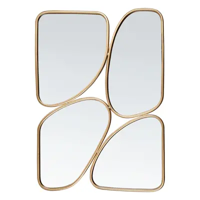 Wall Mirror DIANCEY cm cm Metal Gold