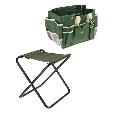 2-in-1 Folding Chair Fishing Seat with Storage Bag Ultralight Aluminum Stool Home Furniture Fish