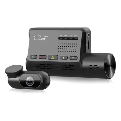 2 Channel Dash Cam VIOFO A139, Front+Rear 1440P+1080P 2K. Wifi.