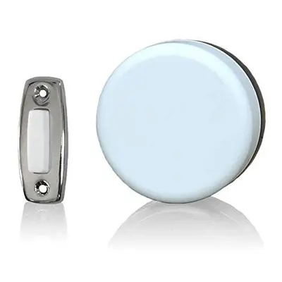 Dereve Wind Up Doorbell - White Dome