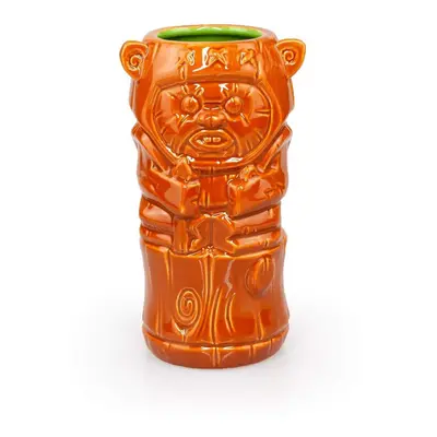 Geeki Tikis Star Wars Wicket Ewok Mug | Official Star Wars Collectible Tiki Style Ceramic Cup | 