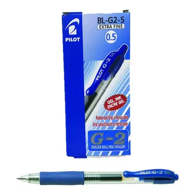 Pilot G205 Retractable Gel Rollerball 0.5 mm Tip (Box of 12) - Blue