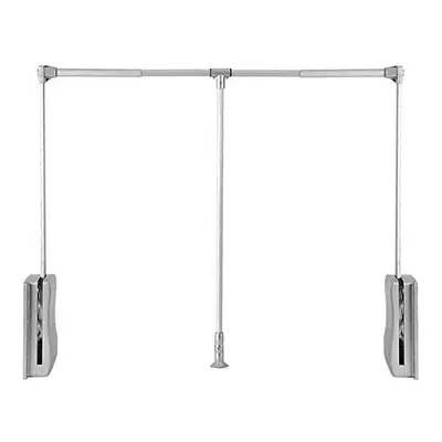 Nisorpa Pull Down Wardrobe Rail Adjustable 890-1210mm Wardrobe Lift Large Extendable Cloth Hange