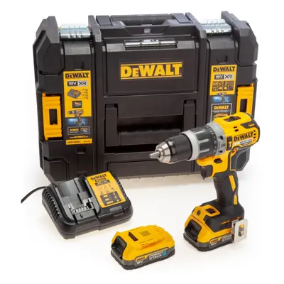 DeWalt DCD796E2T 18V XR Brushless Combi Hammer Drill - x POWERSTACK Batteries