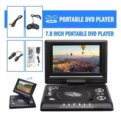 (US plug) 7.8-inch Portable Dvd Evd Player With Tv/usb/game Functions