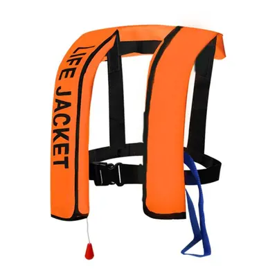 (orange) Professional Automatic Inflatable Life Jacket Adult Swiming Fishing Life Vest Water Spo