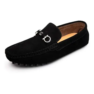 (black, 42) Fashion Men&apos;s Slip On Casual Shoes Loafers Flat Shoes Moccasins