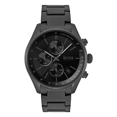 Hugo Boss Men's Grand Prix Black Chronograph Quartz Watch