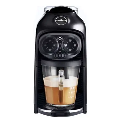 Lavazza A Modo Mio DesÃ©a Pod Coffee Machine with Milk Frother - Black