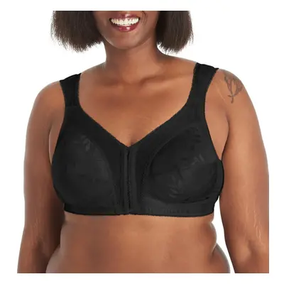 Playtex womens Hour Front-close Wirefree W/ Flex Back Us4695 Full Coverage Bra Black 38B US