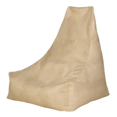 (Cobra Ivory) PU Leather GPod Bean Bag with Beans Filling