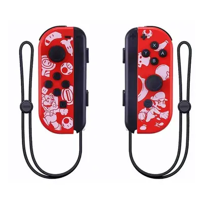 (Mario Red) Wireless Joy Pair Controller Compatible For Switch, OLED, Lite Gamepad Joystick Repl