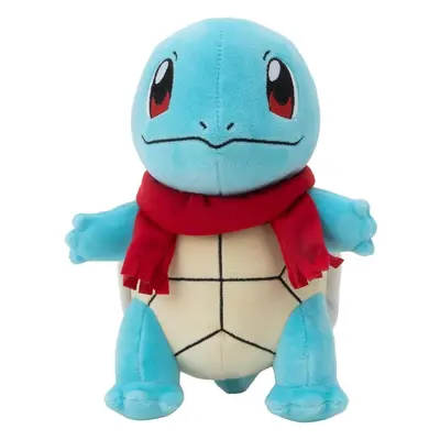 PokÃ©mon 8" Plush Holiday Squirtle With Red Scarf