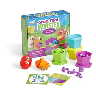 Grab That Monster Fine Motor Activity Set, Fine Motor Skills Games for Toddlers, Occupational Th